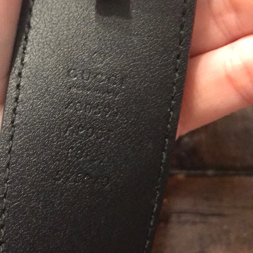 AUTHENTIC Gucci Double G Buckle Belt Gold/Black - Picture 5 of 13